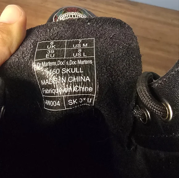 Day Of The Dead 1460 Dr.Martens Skull Pattern Boots - Picture 13 of 13